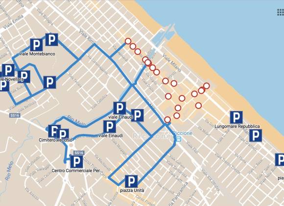 Riccione Feste Di Pasqua Ecco La Mappa Dei Parcheggi