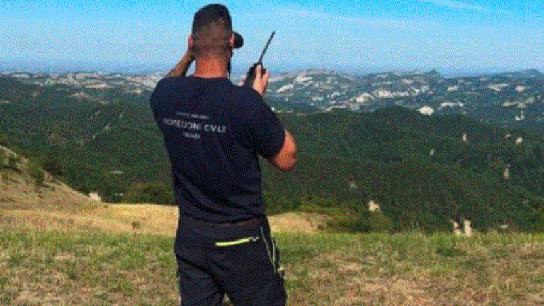 Faenza, prevenzione incendi: la Protezione Civile schiera vedette in punti strategici