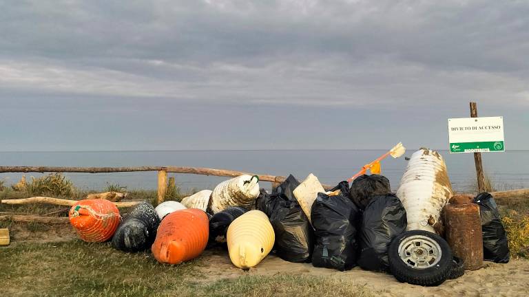 Il materiale recuperato domenica scorsa. Domenica 1 dicembre un nuovo appuntamento