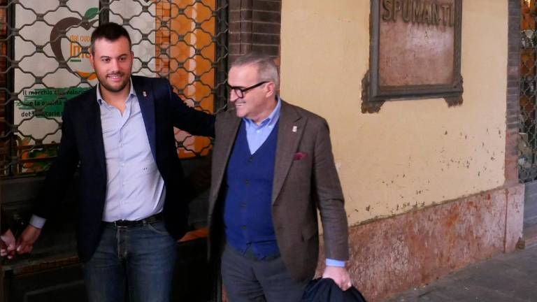 Il sindaco Panieri con l’assessore Raffini