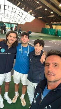 La squadra del Tennis Club Riccione