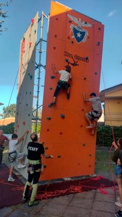 Gambettola, alla Festa dello Sport la parete di arrampicata del Cai di Cesena