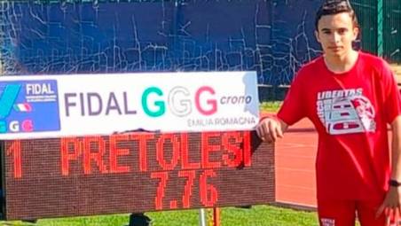 Atletica leggera, Al Francesco Pretolesi della Libertas Forlì il premio regionale Invictus 2024 della velocità e delle prove multiple