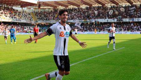 Cristian Shpendi, il simbolo dell’attacco bianconero: senza il gol annullatogli a Cittadella il Cesena avrebbe eguagliato il record di reti in B dopo 13 giornate