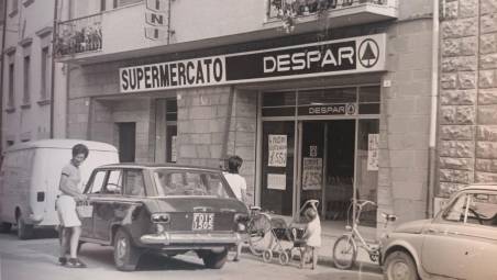 Il supermercato Baccini qualche decennio fa