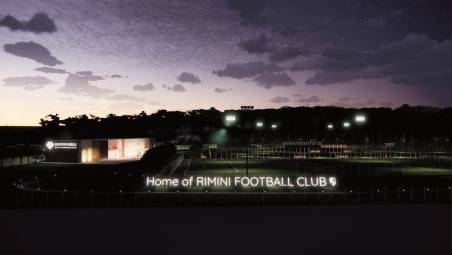 Un’immagine del progetto che la Rimini del pallone aspetta da tantissimi anni foto RIMINI CALCIO