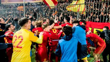 E’ un momento d’oro del Ravenna che ha cambiato marcia (foto MASSIMO FIORENTINI)