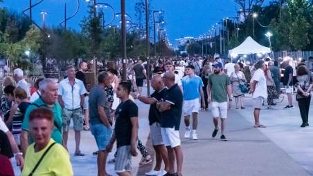 Rimini, oltre mille persone all’apertura ufficiale del Parco del Mare a Bellariva