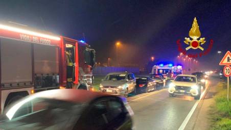 Secante in tilt a Cesena per un incidente tra tre auto