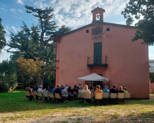 Una conferenza a Villa Saffi