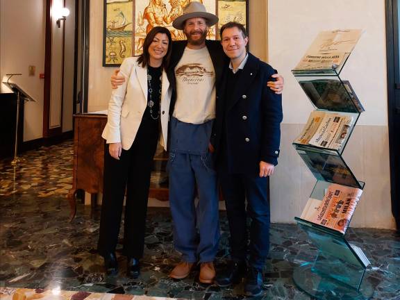 Jovanotti prova a Castrocaro: la visita del sindaco Billi e dell’assessora regionale Allegni