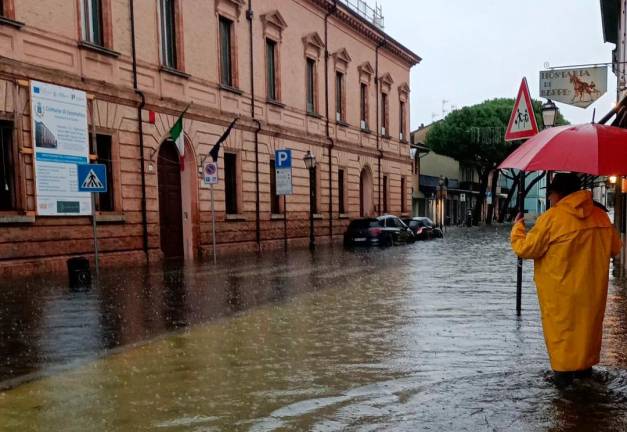 Lo scenario di Cesenatico nel pomeriggio di sabato scorso (Zanotti)