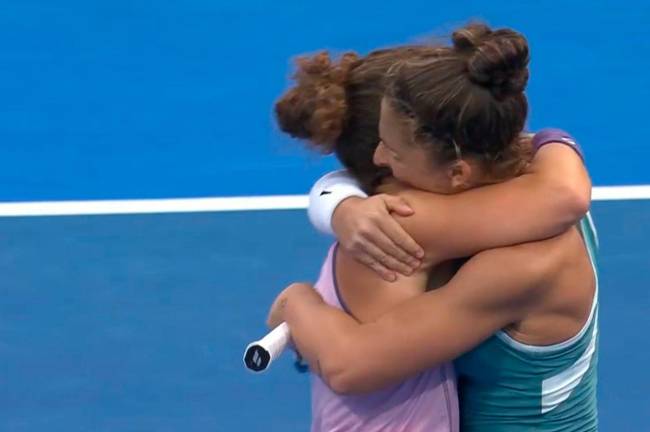 La gioia di Sara Errani e Jasmine Paolini