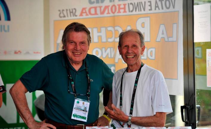 Rino Tommasi e Gianni Clerici (Foto Tennis Italiano Ray Giubilo)