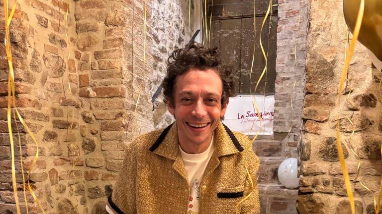 La festa di compleanno per i 46 anni di Valentino Rossi