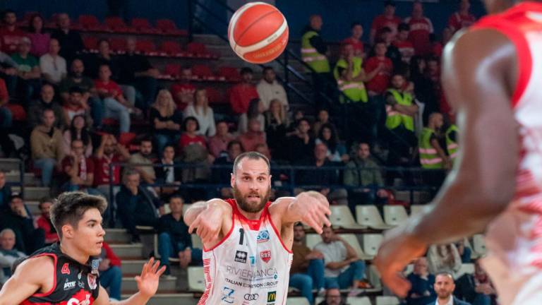 Stefano Masciadri, uno dei protagonisti della vittoria contro Cento foto morosetti