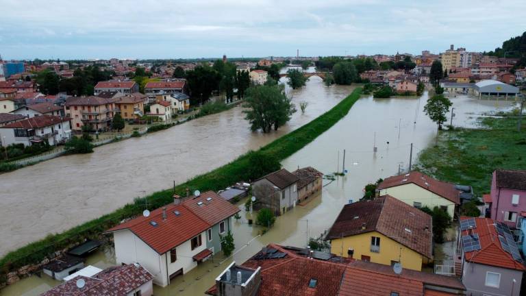 Una zona alluvionata