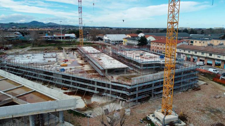 Il cantiere del quartiere Novello