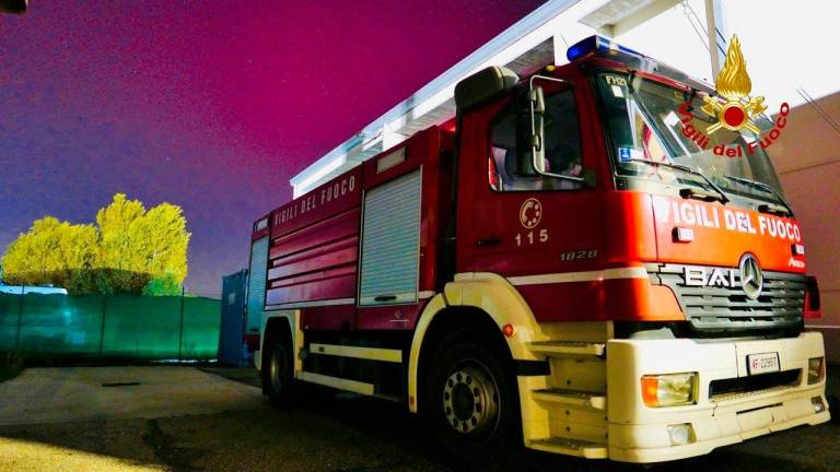 Foto dal distaccamento Vigili del Fuoco di Cervia