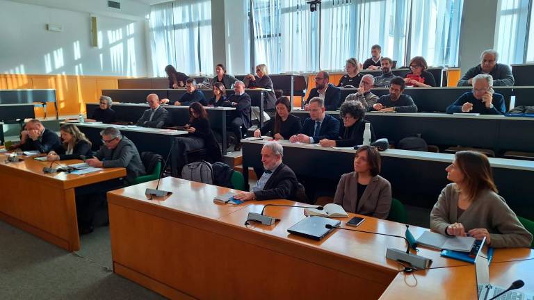 Un momento dell’incontro di oggi a Civitella