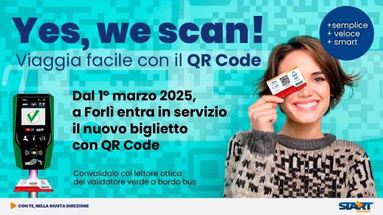 Biglietti del bus con il qr code: Forlì apripista in Romagna da sabato 1 marzo