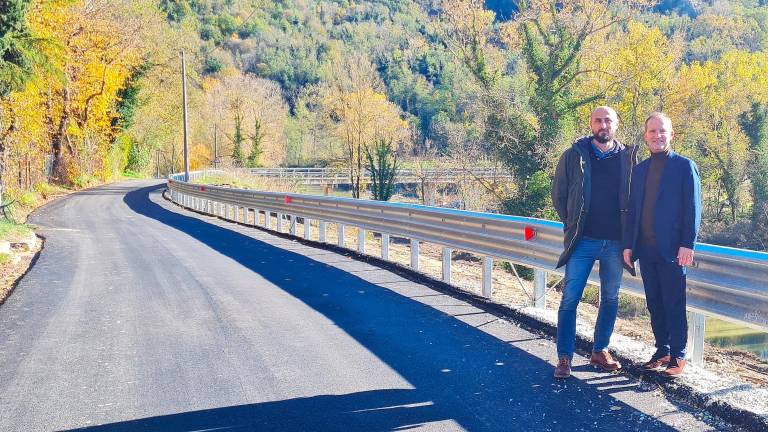 Meldola, completati i lavori di messa in sicurezza del tratto della Strada San Colombano-Castelnuovo in prossimità della Chiesina di Cà Baccagli