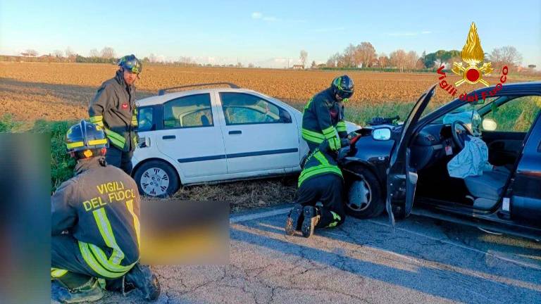 L’intervento dei Vigili del Fuoco