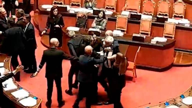 Parapiglia e rissa in Senato: coinvolto il riminese Marco Croatti, seduta sospesa VIDEO