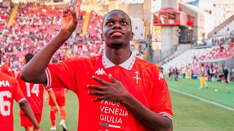 Omar Correia, centrocampista franco-senegalese della Triestina