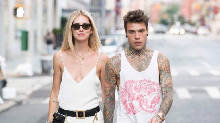 Fedez con l’ex moglie Chiara Ferragni