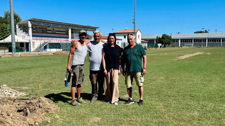 Coriano, campo “Daniele Grandi”, lavori ormai ultimati