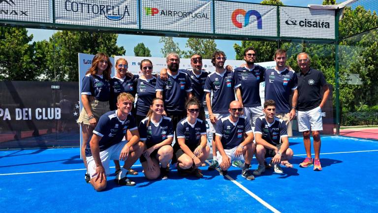 La squadra del Russi Padel alle finali nazionali di Coppa Club