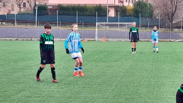 Emma Lodi con la maglia del Sassuolo