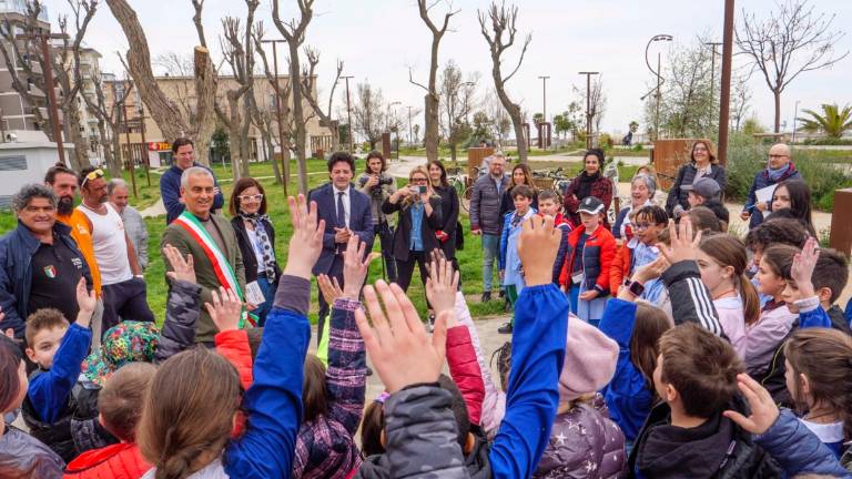 Rimini, inaugurata la Foresta del mare