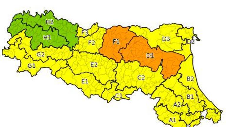 Meteo Romagna, allerta gialla e arancione per domenica 16 marzo