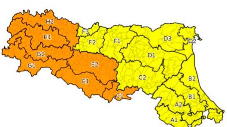 Meteo Romagna, pioggia e temporali: allerta arancione e gialla giovedì 17 ottobre in tutta la regione