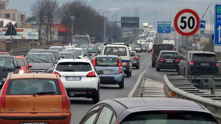 Il traffico molto intenso durante il periodo del Sigep, evento in arrivo tra poco