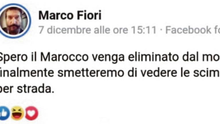 Rimini. Offese choc a tifosi del Marocco, squalifica per Fiori