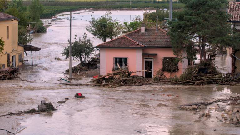 Traversara è uno dei simboli delle alluvioni in Romagna (Fiorentini)