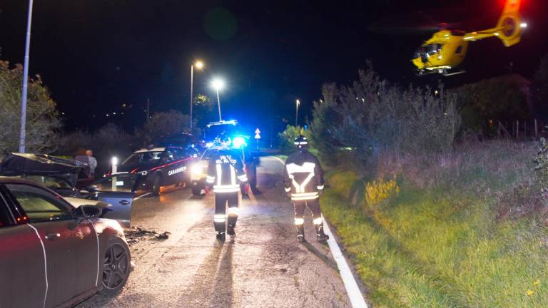 Verucchio, scontro fra due auto, il parroco di Serravalle elitrasportato al Bufalini - Gallery