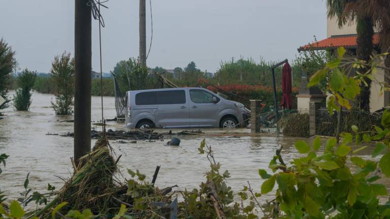 La devastazione a Traversara. Foto Fiorentini