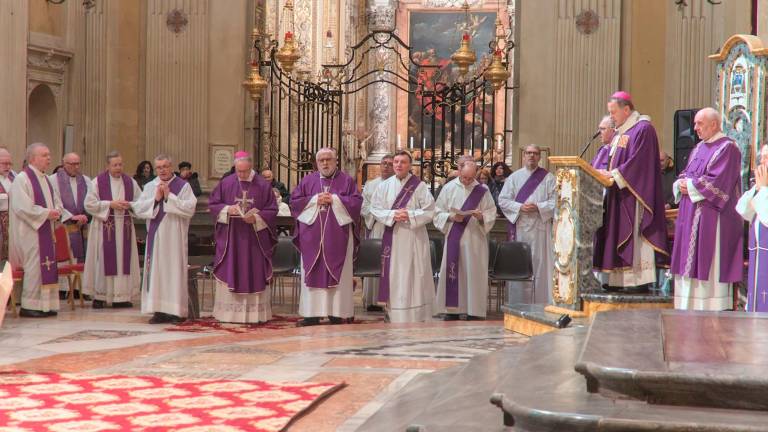 Il funeralle del vescovo emerito Giuseppe Verucchi