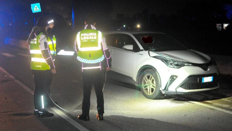 I rilievi della polizia locale a Punta Marina - Foto Massimo Fiorentini