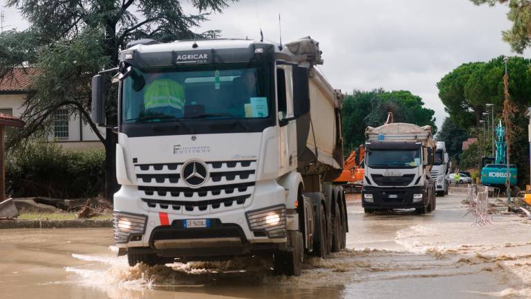 Alluvione a Traversara: nuovo sopralluogo del Pm titolare dell’inchiesta - Gallery