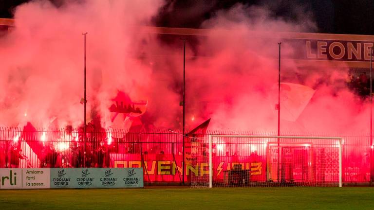 Ravenna-Forlì 2-0: festa giallorossa con oltre 4.200 spettatori al Benelli - Gallery