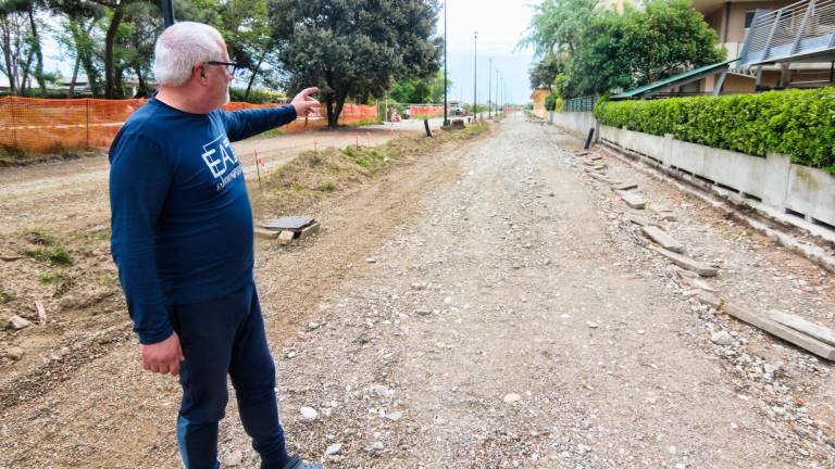 I lavori a Lido di Classe (foto Massimo Fiorentini)