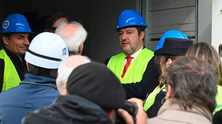 Forlì, il ministro Salvini visita il cantiere del nuovo carcere VIDEO e FOTOGALLERY