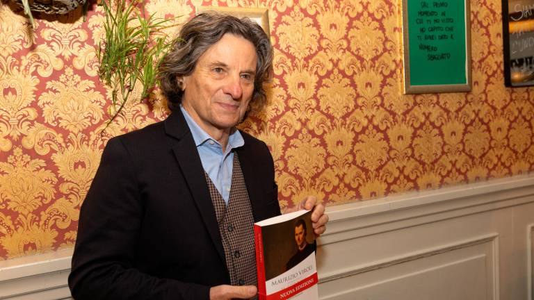 Maurizio Viroli, professore emerito alla Princeton University (foto e video Gianmaria Zanotti)