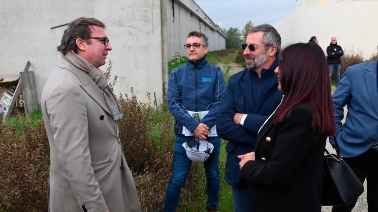 Forlì, il ministro Salvini visita il cantiere del nuovo carcere VIDEO e FOTOGALLERY