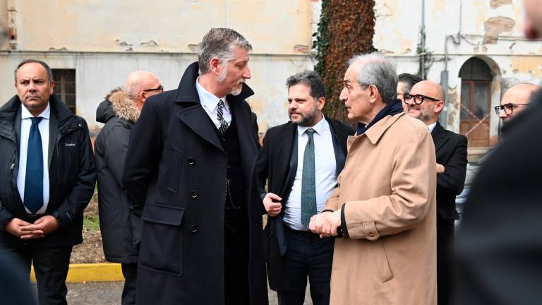 Forlì, il ministro Giuli in visita all’ex monastero della ripa e al teatro “Fabbri” FOTOGALLERY E VIDEO